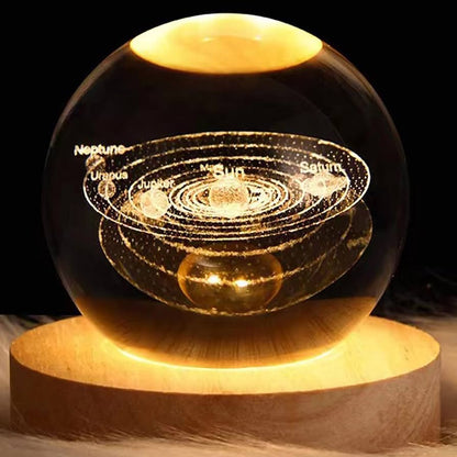 Lámpara Esferas de Cristal 3D