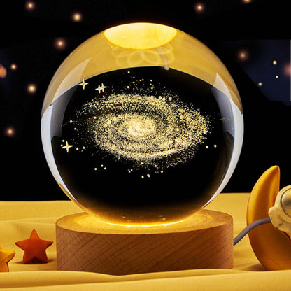 Lámpara Esferas de Cristal 3D